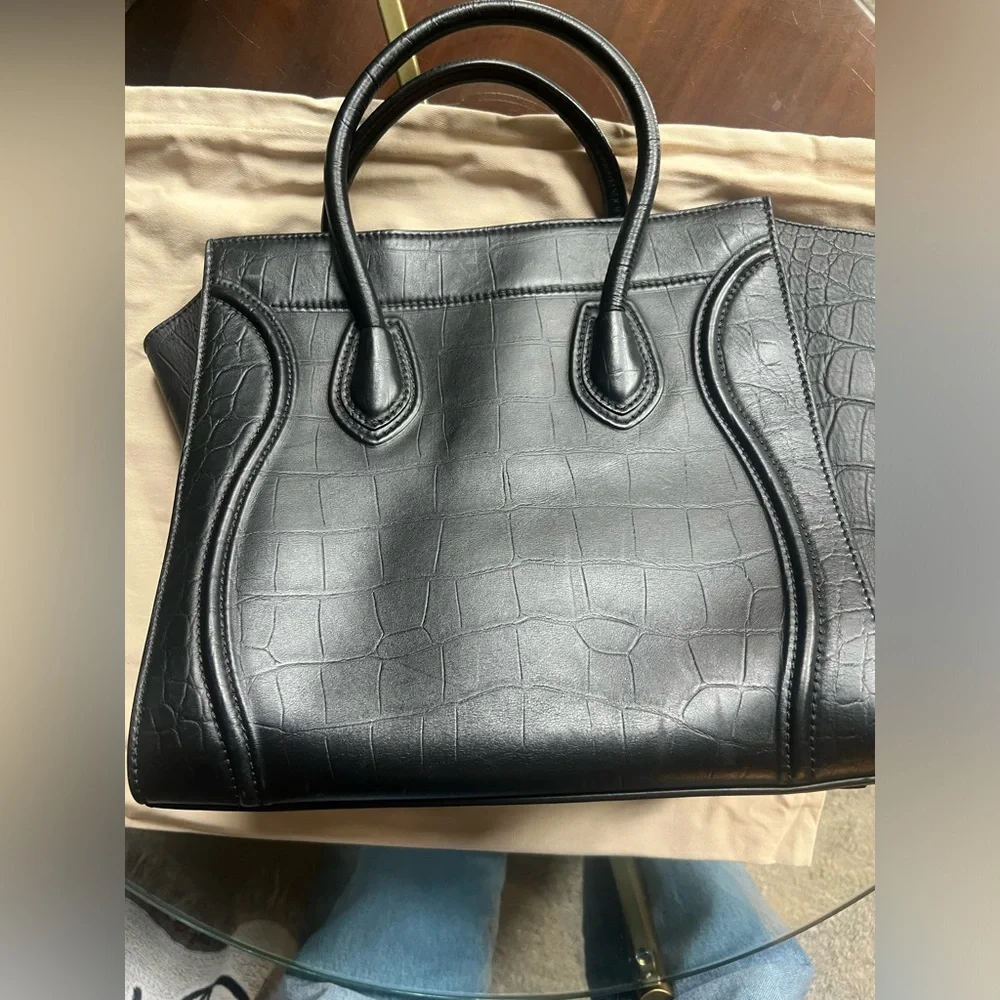 Ceiling Black Croc bag - Picture 4 of 13